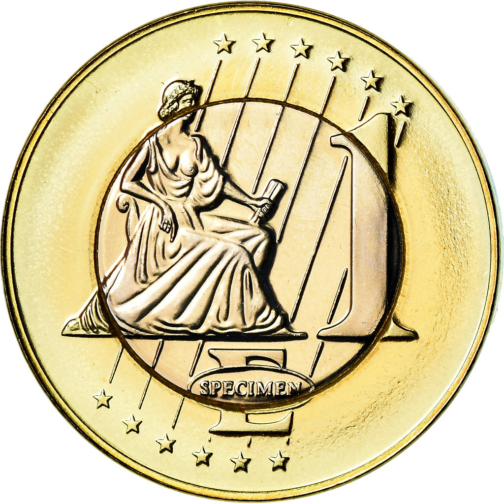 Malta, Euro, 2003, unofficial private coin, MS(63), Bi-Metallic