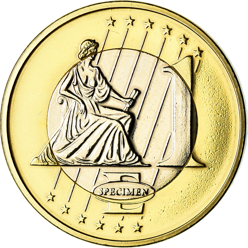 Malta, Euro, 2004, unofficial private coin, UNZ, Bi-Metallic