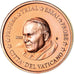 Vatican, Euro Cent, 2005, unofficial private coin, SPL, Copper Plated Steel