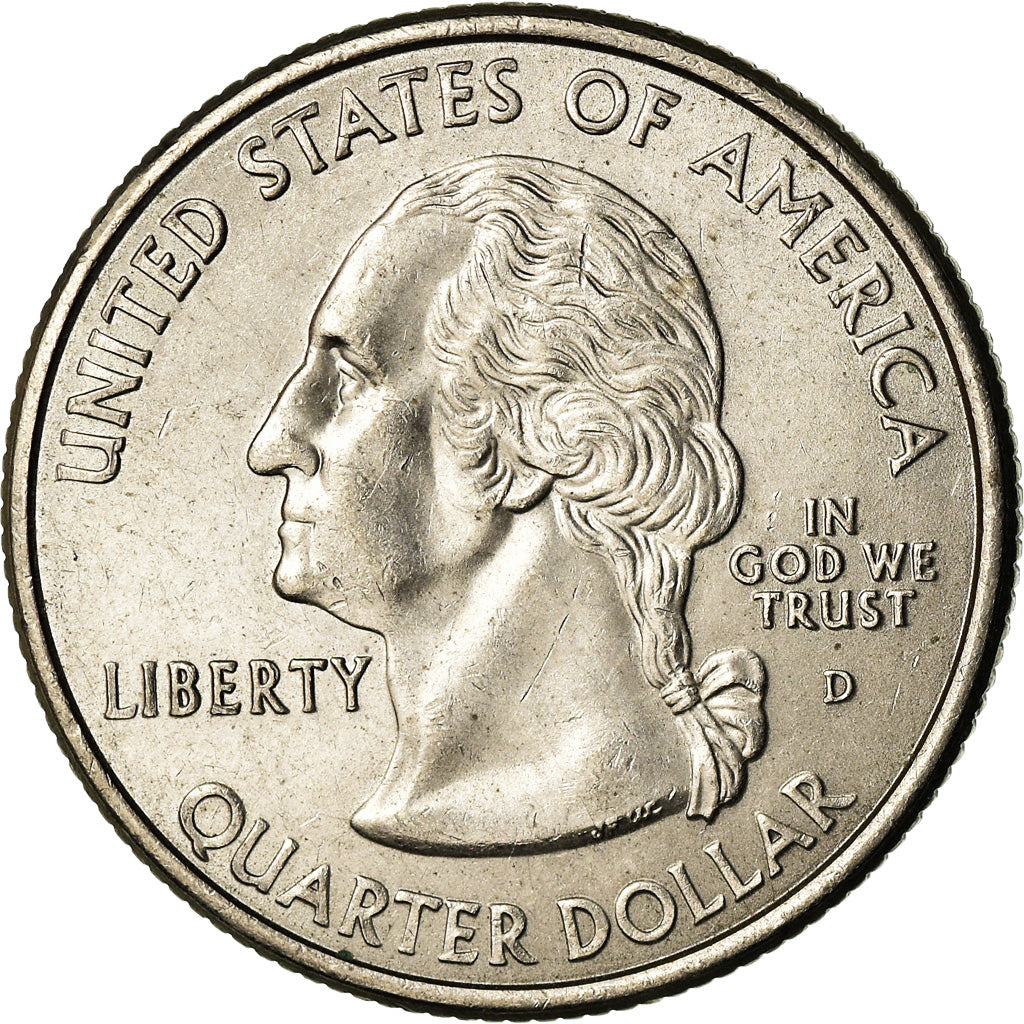 Moneta, Stati Uniti, Indiana, Quarter, 2002, U.S. Mint, Denver, SPL-, Rame