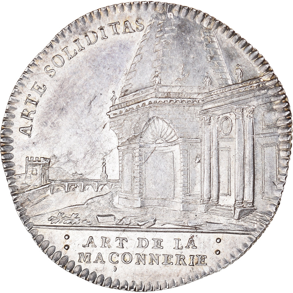 France, Token, Royal, Franc-Maçonnerie, Art de la Maçonnerie, History, MS(63)