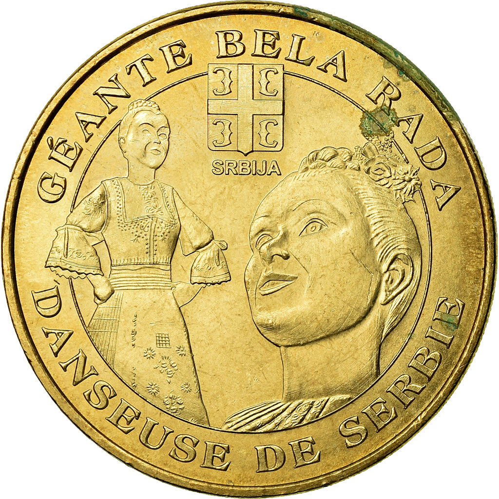Francja, Token, Żeton turystyczny, Orchies - Géante Bela Rada, danseuse de