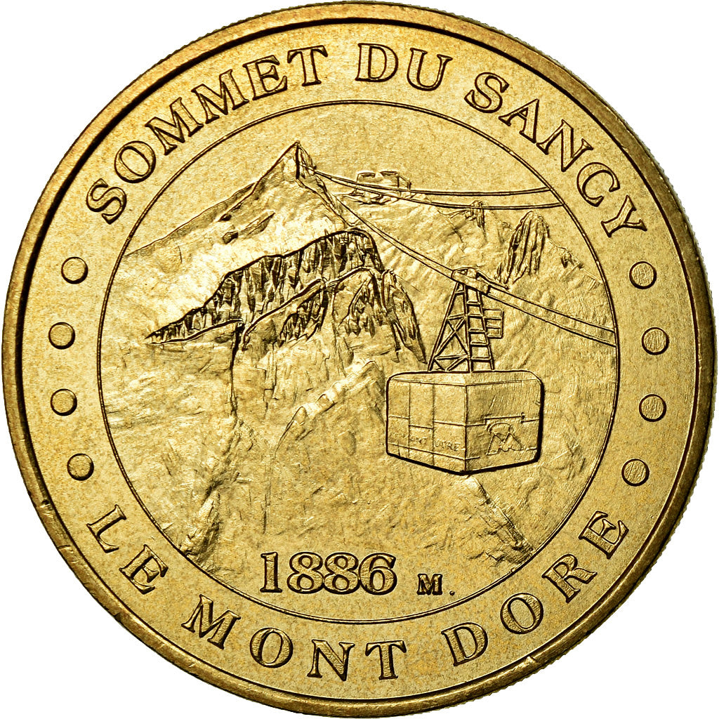 Francja, Token, Żeton turystyczny, Le Mont Dore -  Sancy n°1, Sztuka i