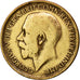 Moneda, Gran Bretaña, George V, 1/2 Penny, 1915, BC+, Bronce, KM:809