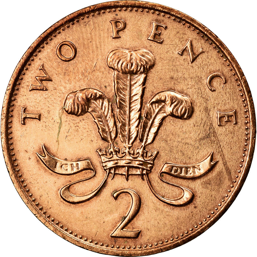 Moneta, Gran Bretagna, Elizabeth II, 2 Pence, 1985, BB, Bronzo, KM:936