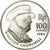 Munten, Frankrijk, Churchill, 100 Francs, 1994, BE, FDC, Zilver, KM:1037