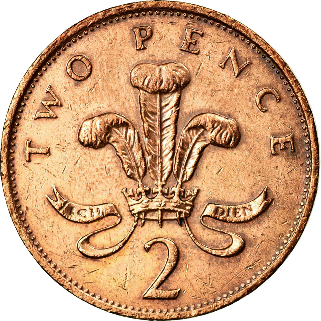 Monnaie, Grande-Bretagne, Elizabeth II, 2 Pence, 1989, TTB, Bronze, KM:936