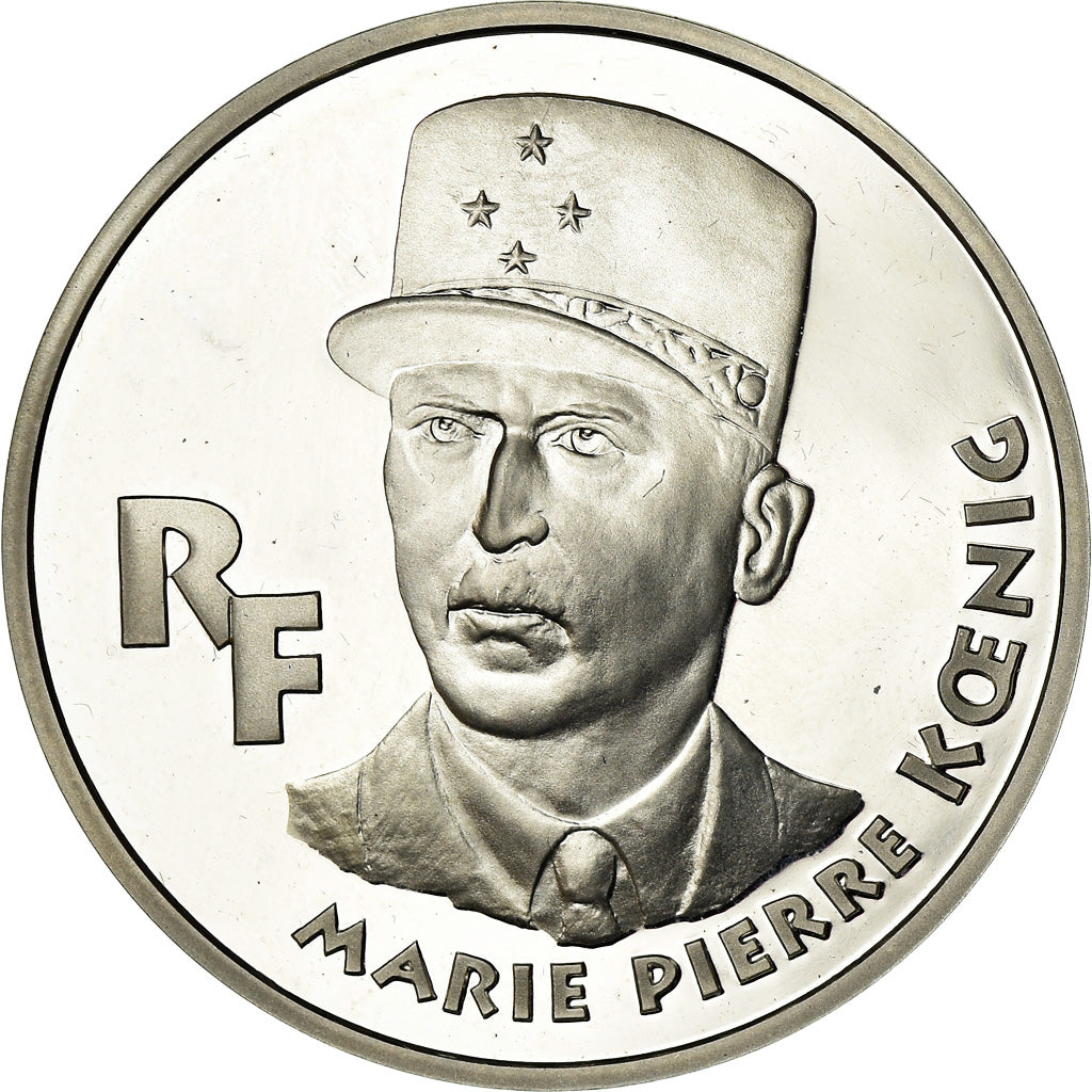 Munten, Frankrijk, Koenig, 100 Francs, 1994, BE, FDC, Zilver, KM:1040