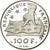 Munten, Frankrijk, Descartes, 100 Francs, 1991, Paris, BE, FDC, Zilver, KM:1002