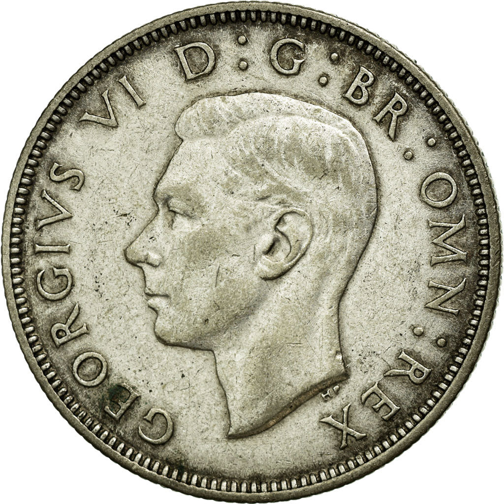 Moneta, Gran Bretagna, George VI, Florin, Two Shillings, 1949, BB, Rame-nichel