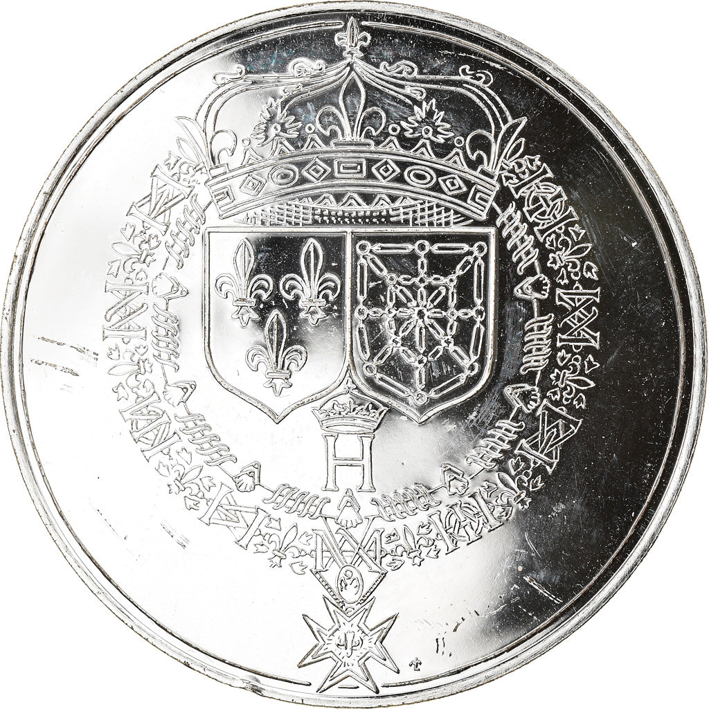 France, Medal, Henri IV, History, MS(63), Silver