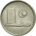 Moneda, Malasia, 10 Sen, 1978, Franklin Mint, MBC+, Cobre - níquel, KM:3