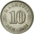 Münze, Malaysia, 10 Sen, 1978, Franklin Mint, SS+, Copper-nickel, KM:3