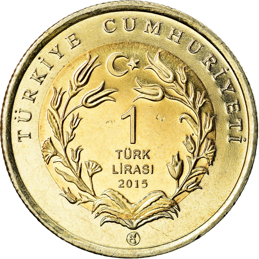 Monnaie, Turquie, Varan, Lira, 2015, SPL, Bi-Metallic