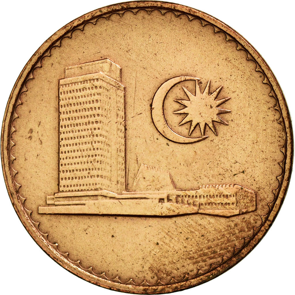Coin, Malaysia, Sen, 1978, AU(50-53), Copper Clad Steel, KM:1a
