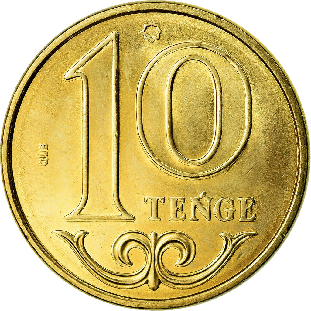 Munten, Kazachstan, 10 Tenge, 2019, Kazakhstan Mint, UNC-, Brass plated steel