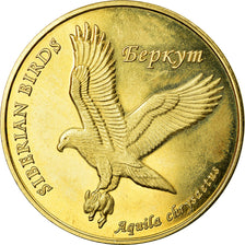 Coin, Australia, 5 Dollars, 2018, Falcon Islands - Aigle royal, MS(60-62), Brass