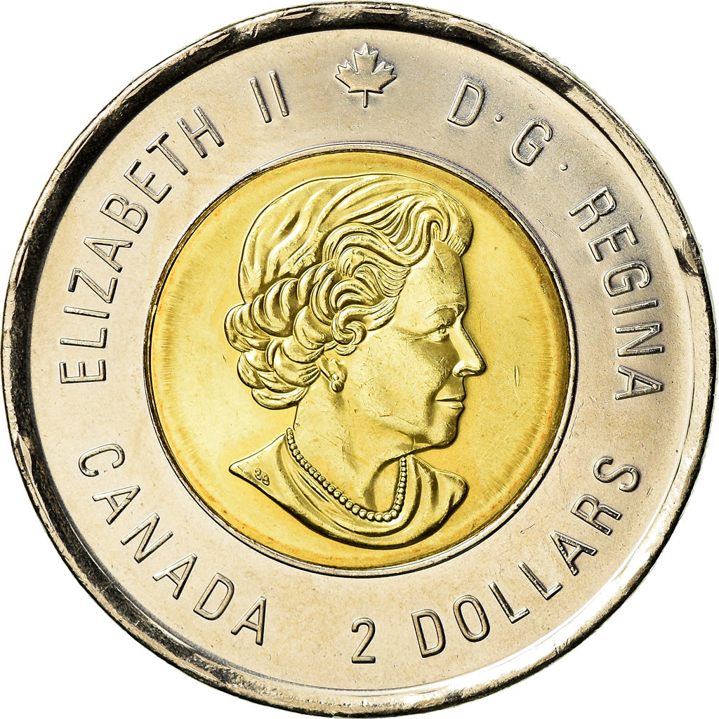 Coin, Canada, 2 Dollars, 2015, Royal Canadian Mint, Sir John MacDonald, MS(63)