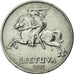 Coin, Lithuania, 2 Centai, 1991, EF(40-45), Aluminum, KM:86