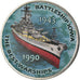 Moneta, Zimbabwe, Shilling, 2017, Warship -  Battleship Iowa, MS(63), Nickel