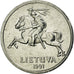 Coin, Lithuania, Centas, 1991, EF(40-45), Aluminum, KM:85