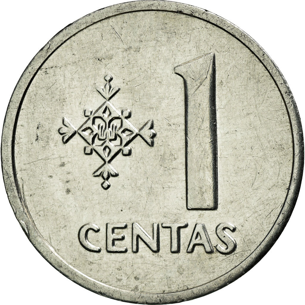 Coin, Lithuania, Centas, 1991, EF(40-45), Aluminum, KM:85
