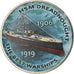 Moneta, Zimbabwe, Shilling, 2017, Warship -  HSM Dreadnought, MS(63), Nickel
