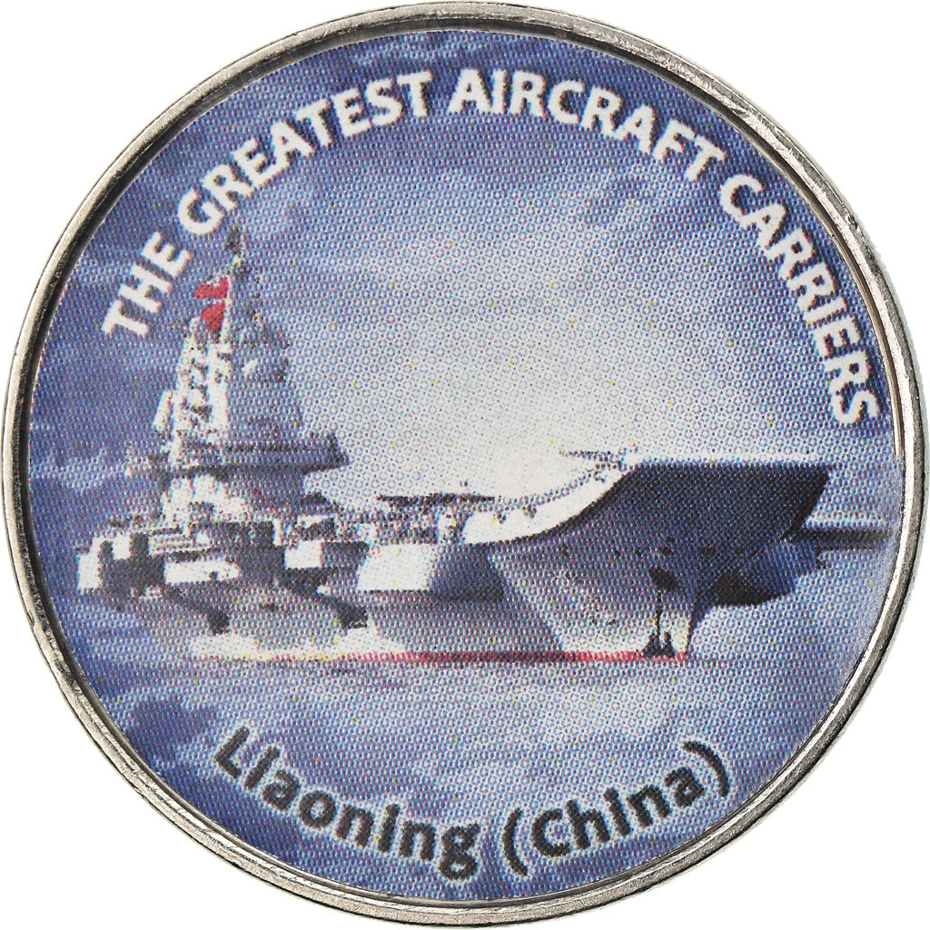 Münze, Simbabwe, Shilling, 2019, Warship -  Porte-avions Llaoning, UNZ, Nickel