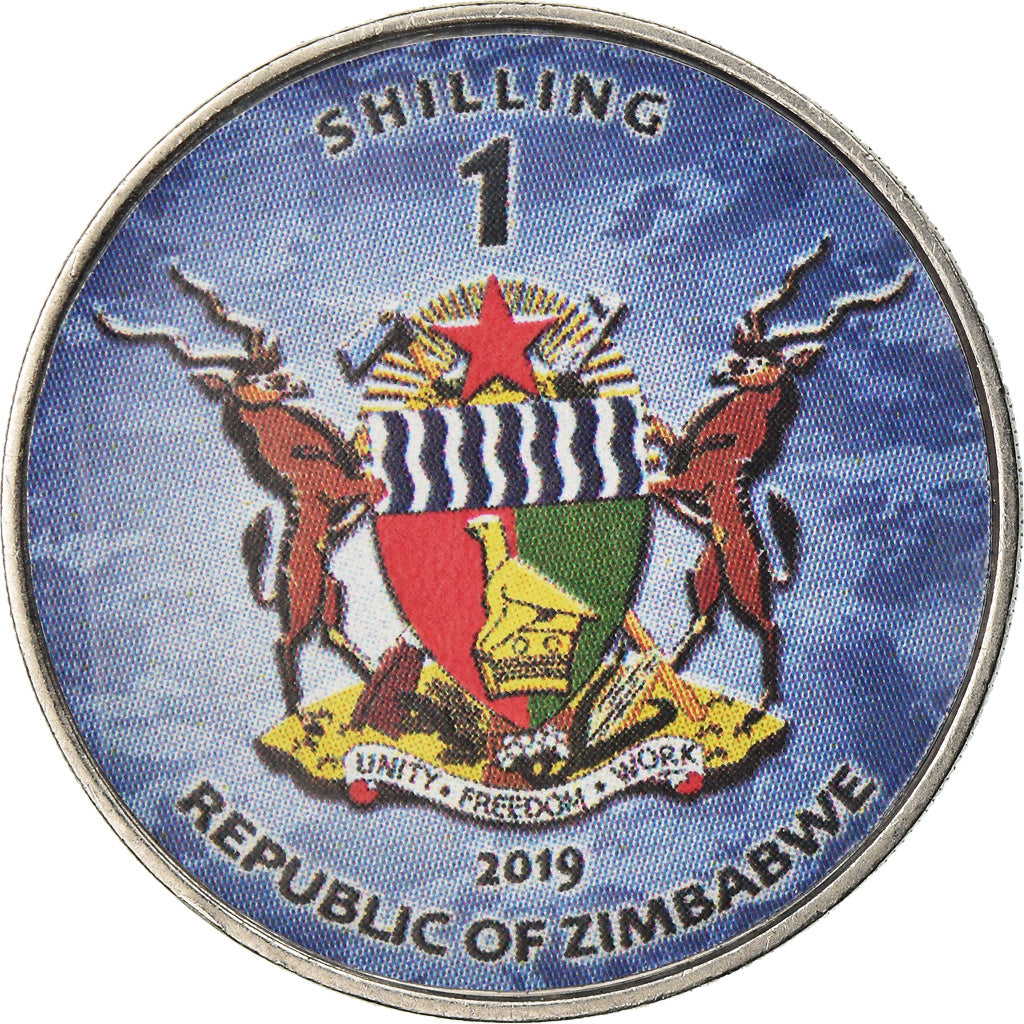 Münze, Simbabwe, Shilling, 2019, Warship -  Porte-avions Charles de Gaulle