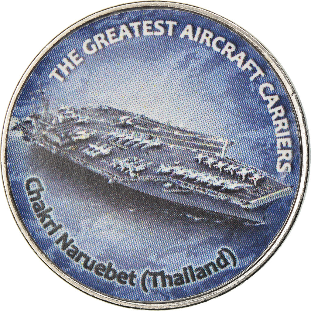 Münze, Simbabwe, Shilling, 2019, Warship -  Porte-avions Chakri Naruebet, UNZ