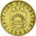 Coin, Latvia, 5 Santimi, 1992, EF(40-45), Nickel-brass, KM:16