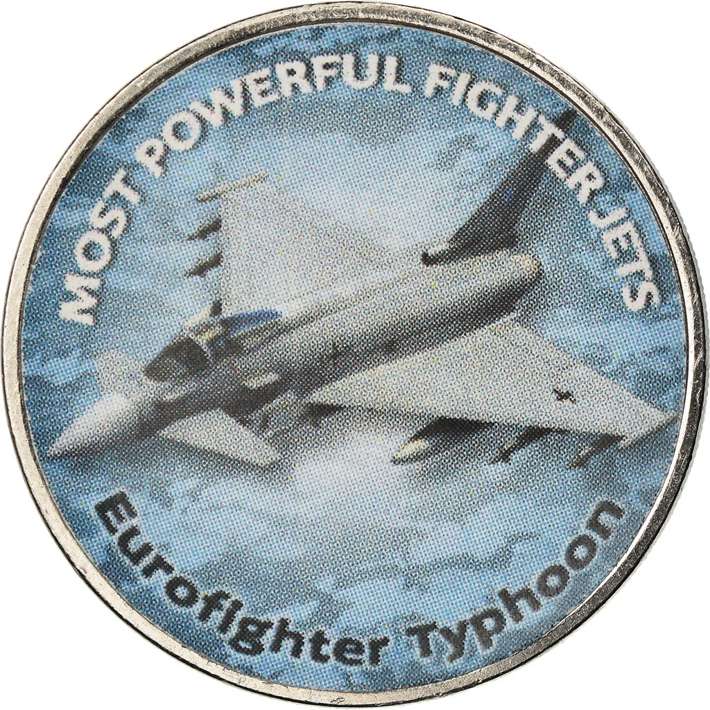 Monnaie, Zimbabwe, Shilling, 2018, Fighter jet - Eurofighter Typhoon, SPL