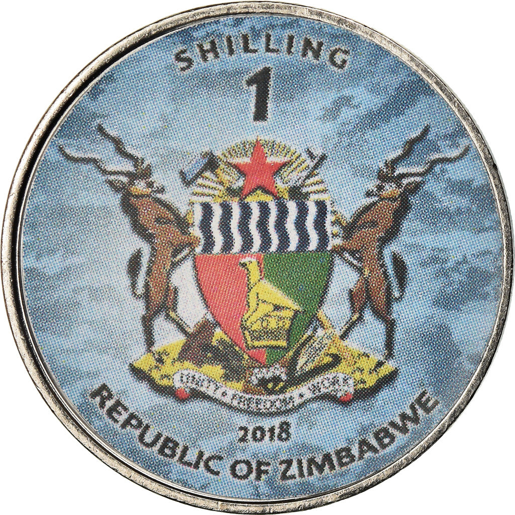 Monnaie, Zimbabwe, Shilling, 2018, Fighter jet - Eurofighter Typhoon, SPL