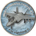 Munten, Zimbabwe, Shilling, 2018, Fighter jet - F-35 Lightning II, UNC-, Nickel