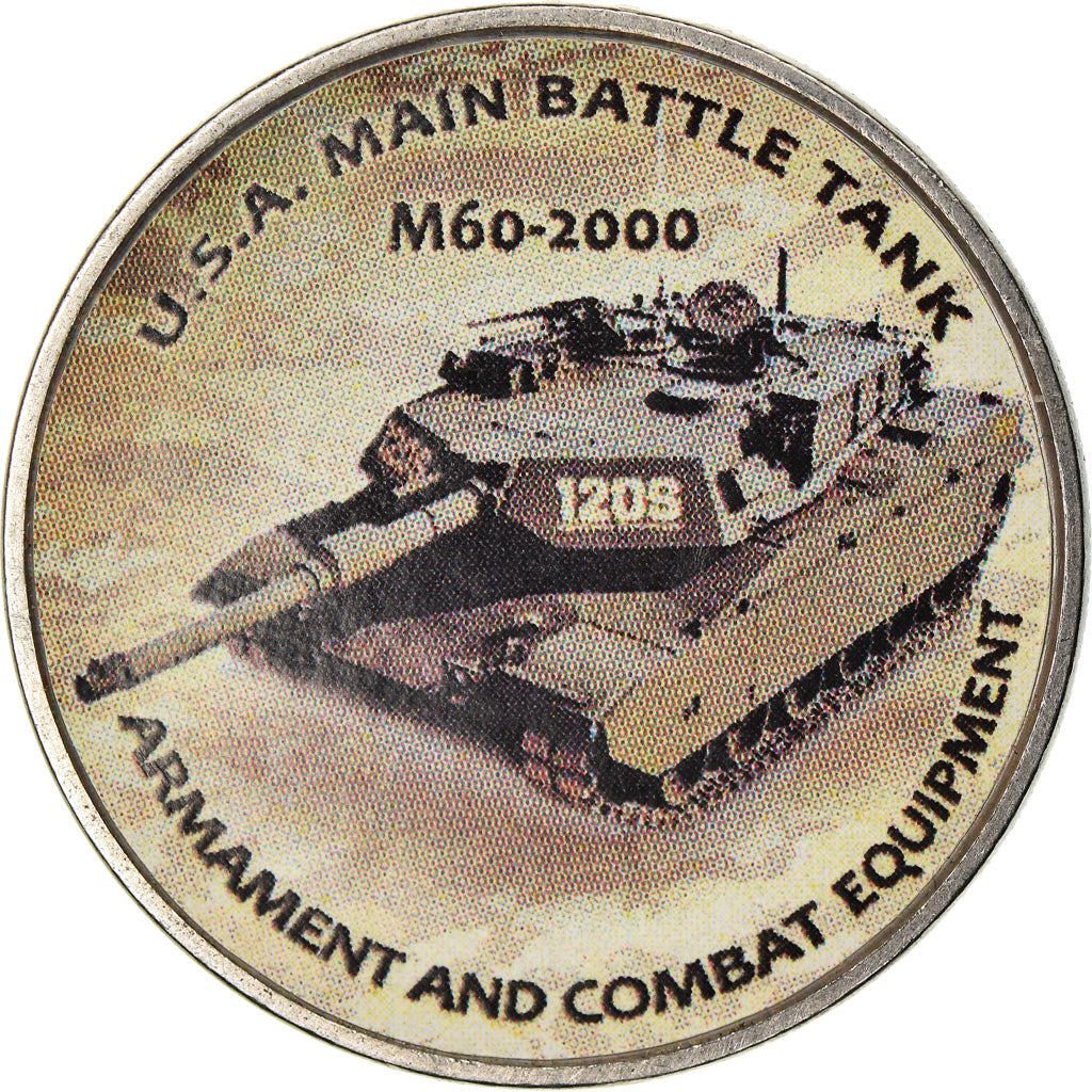 Munten, Zimbabwe, Shilling, 2019, Tanks - M60-2000, UNC-, Nickel plated steel