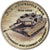 Moeda, Zimbabué, Shilling, 2019, Tanks - M60-2000, MS(63), Aço Niquelado