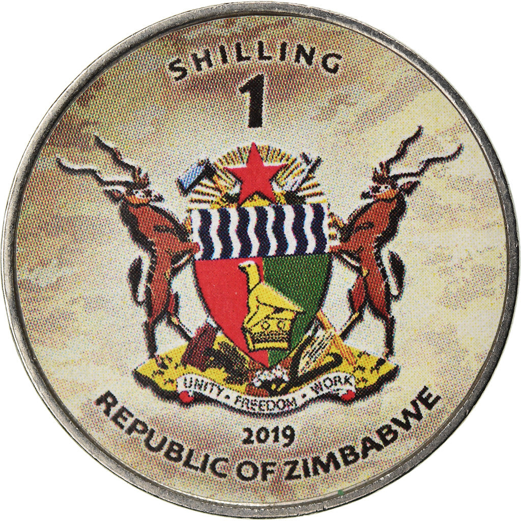 Moneta, Zimbabwe, Shilling, 2019, Tanks - Altay, SPL, Acciaio placcato nichel
