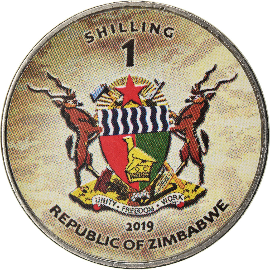 Monnaie, Zimbabwe, Shilling, 2019, Tanks - Altay, SPL, Nickel plated steel