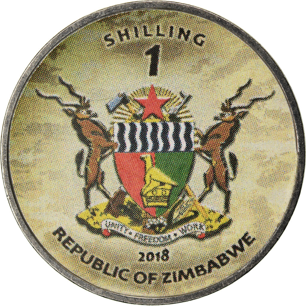 Monnaie, Zimbabwe, Shilling, 2018, Tanks - Type 99A, SPL, Nickel plated steel