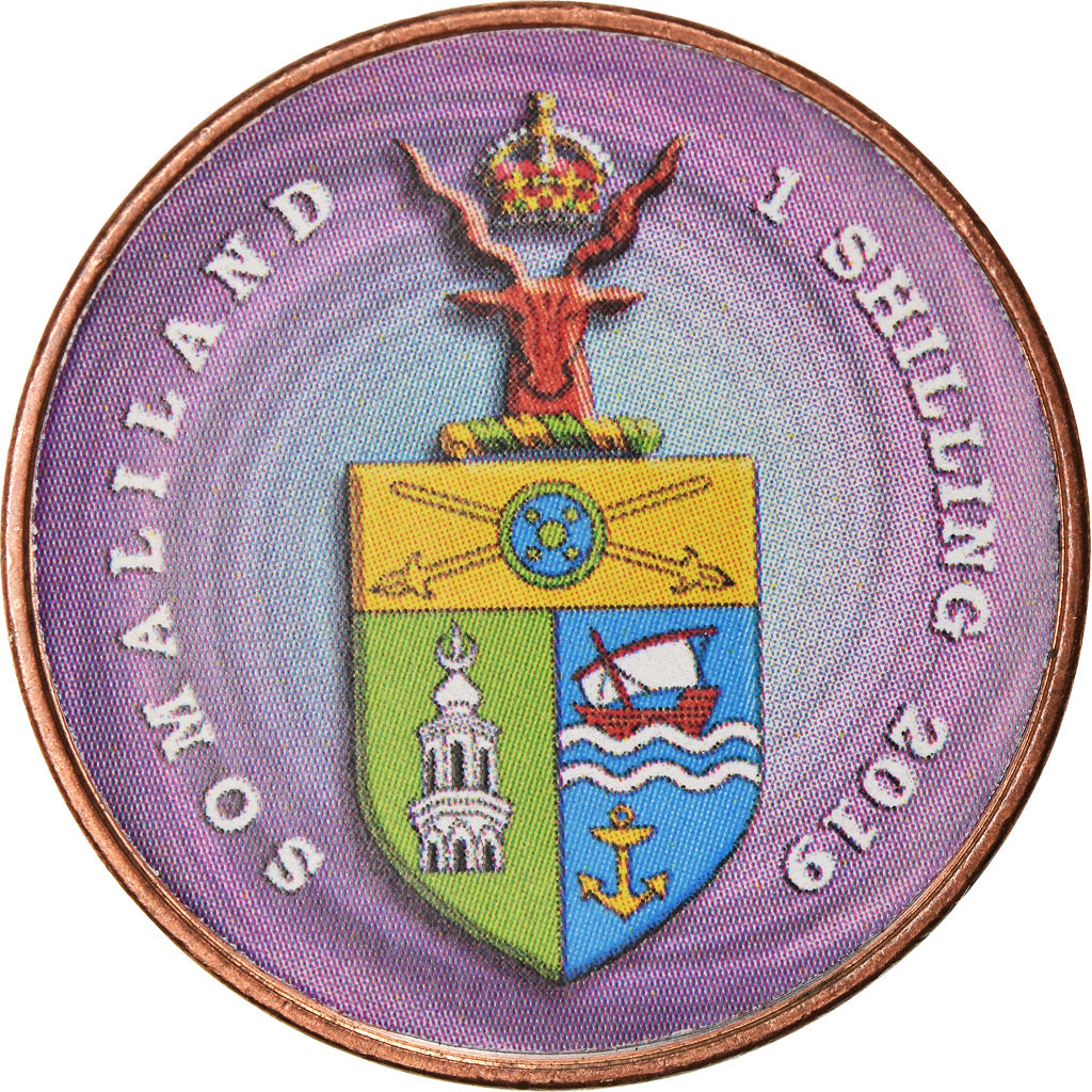 Munten, Somaliland, Shilling, 2019, Fleurs - Passiflore, UNC-, Stainless Steel