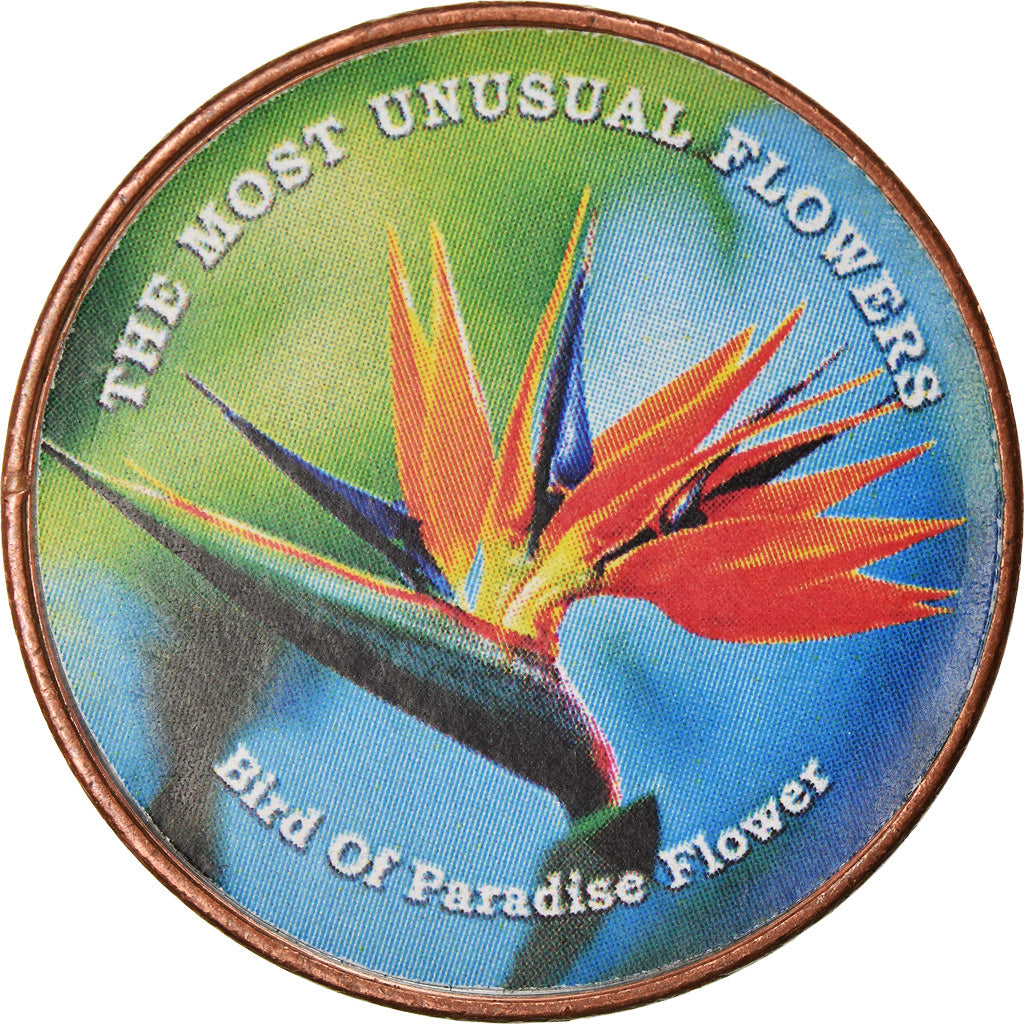 Monnaie, Somaliland, Shilling, 2019, Fleurs - Oiseau de paradis, SPL, Stainless