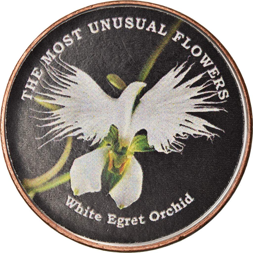 Munten, Somaliland, Shilling, 2019, Fleurs - Orchidée Colombe, UNC-, Stainless