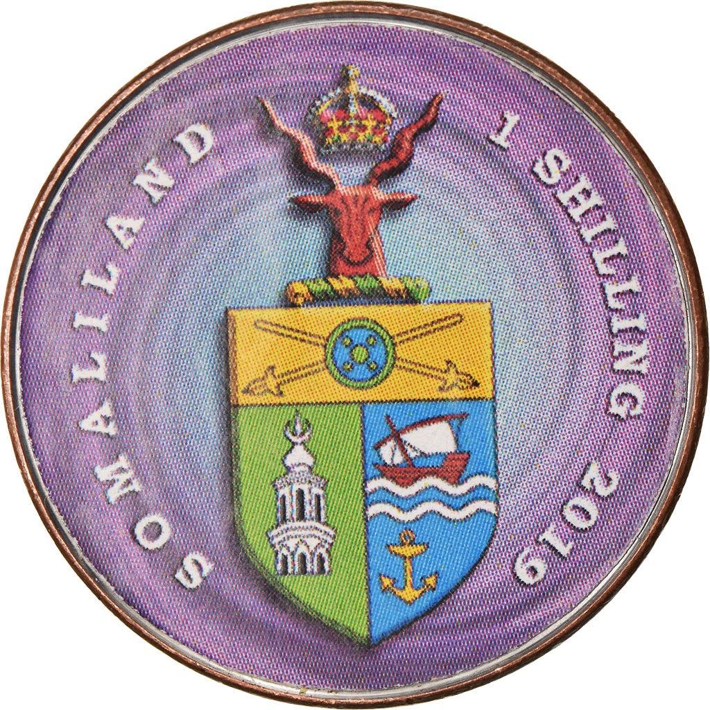 Munten, Somaliland, Shilling, 2019, Fleurs - Orchidée Colombe, UNC-, Stainless