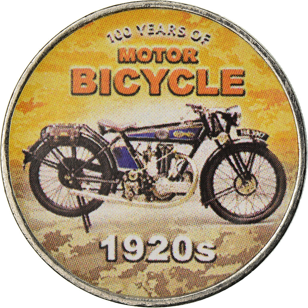 Coin, Somaliland, 1/2 Shilling, 2019, Motos - 100 ans - 1920, MS(63), Stainless
