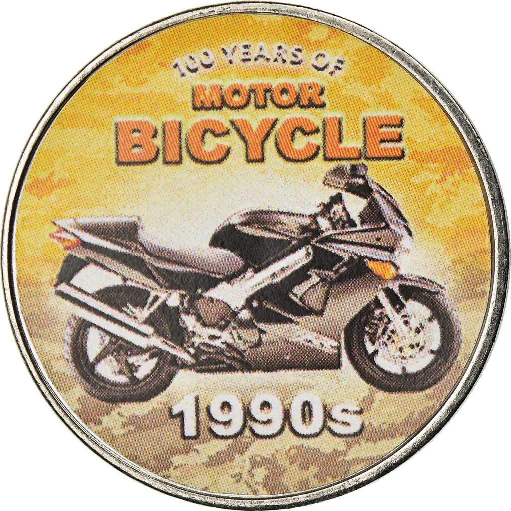Coin, Somaliland, 1/2 Shilling, 2019, Motos - 100 ans - 1990, MS(63), Stainless