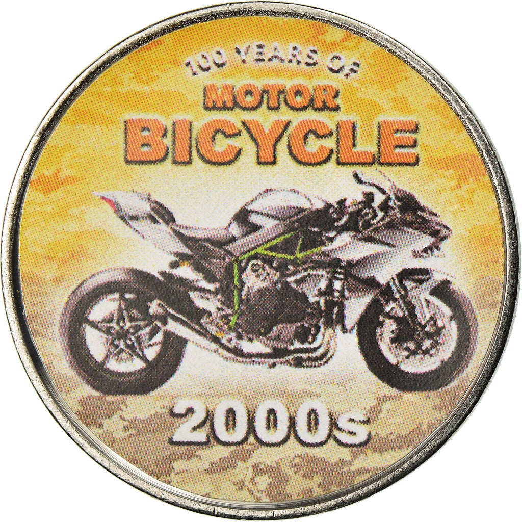 Coin, Somaliland, 1/2 Shilling, 2019, Motos - 100 ans - 2000, MS(63), Stainless