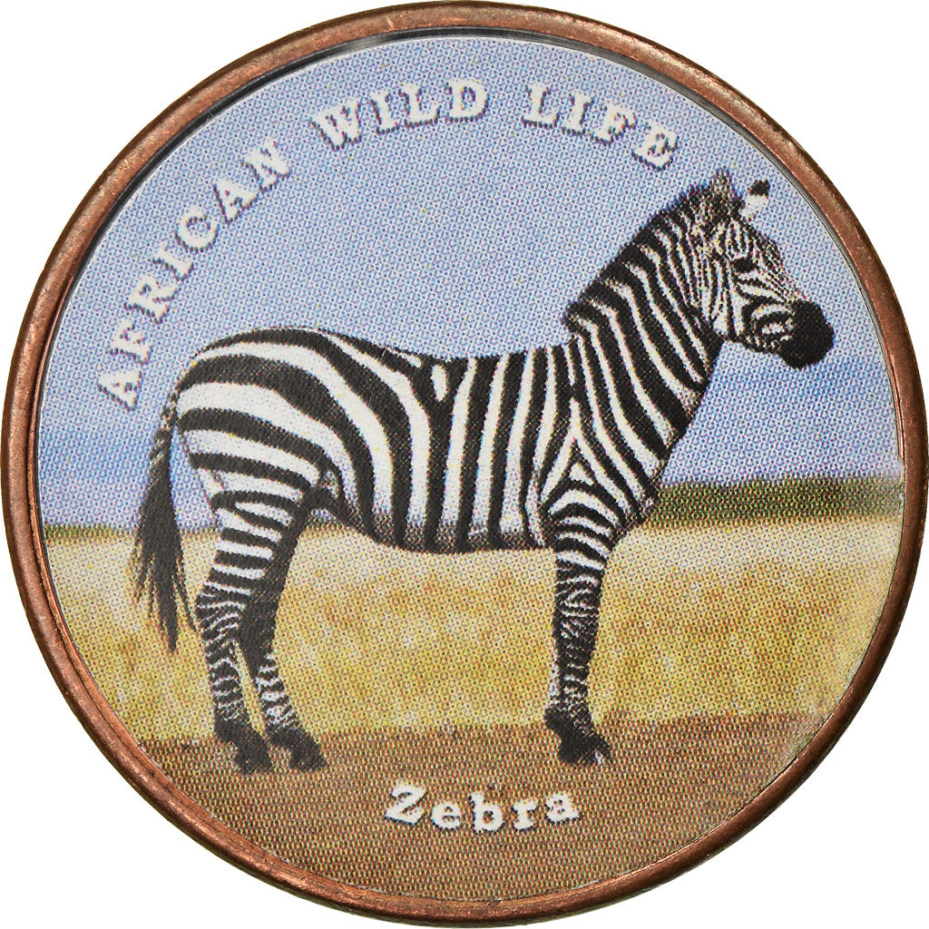 Munten, Somaliland, Shilling, 2018, Faune africaine - Zébre, UNC-, Stainless