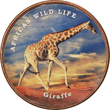 Moneta, Somaliland, Shilling, 2018, Faune africaine - Girafe, SPL, Acciaio