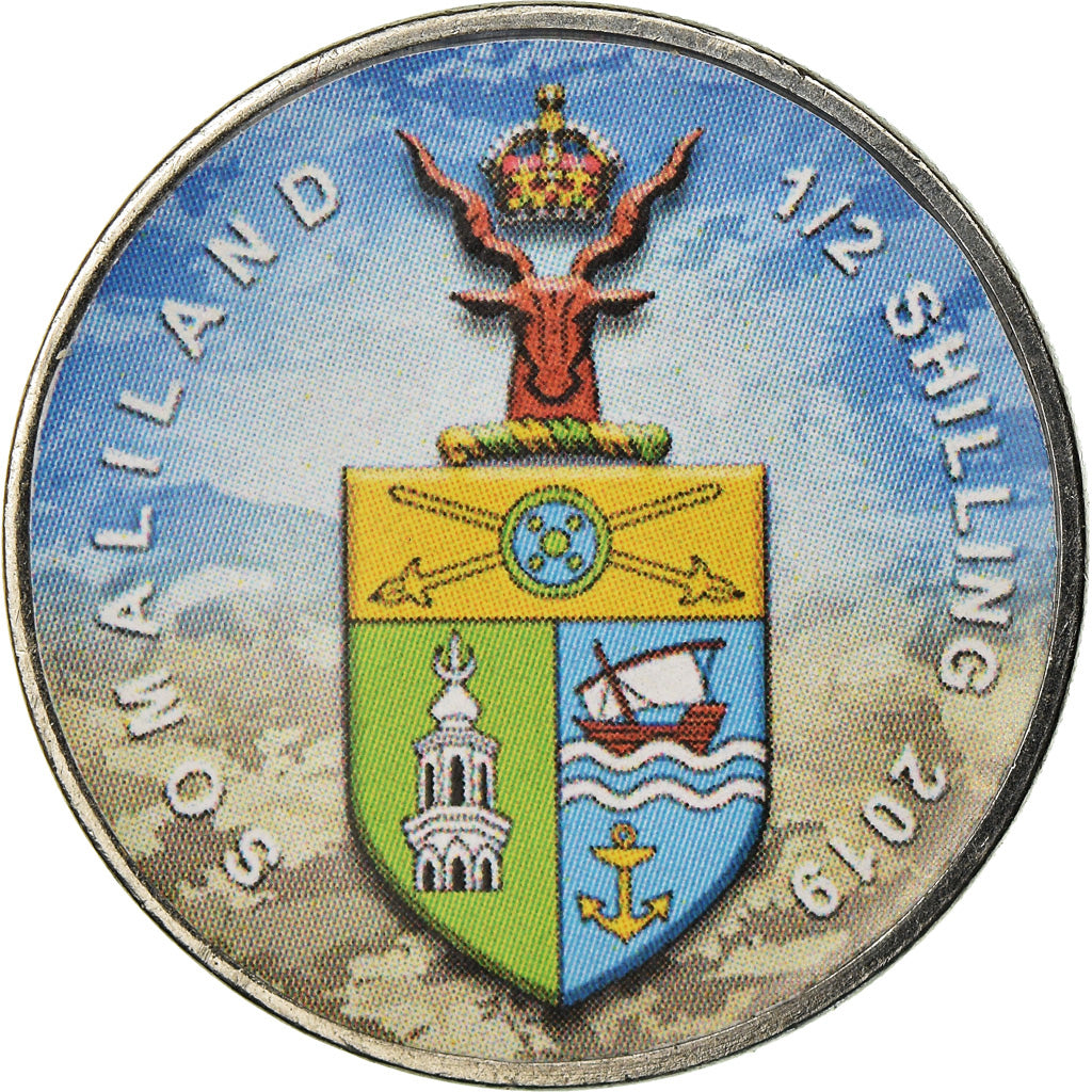 Moneta, Somaliland, 1/2 Shilling, 2019, Automobiles - 100 ans - 1930, SPL