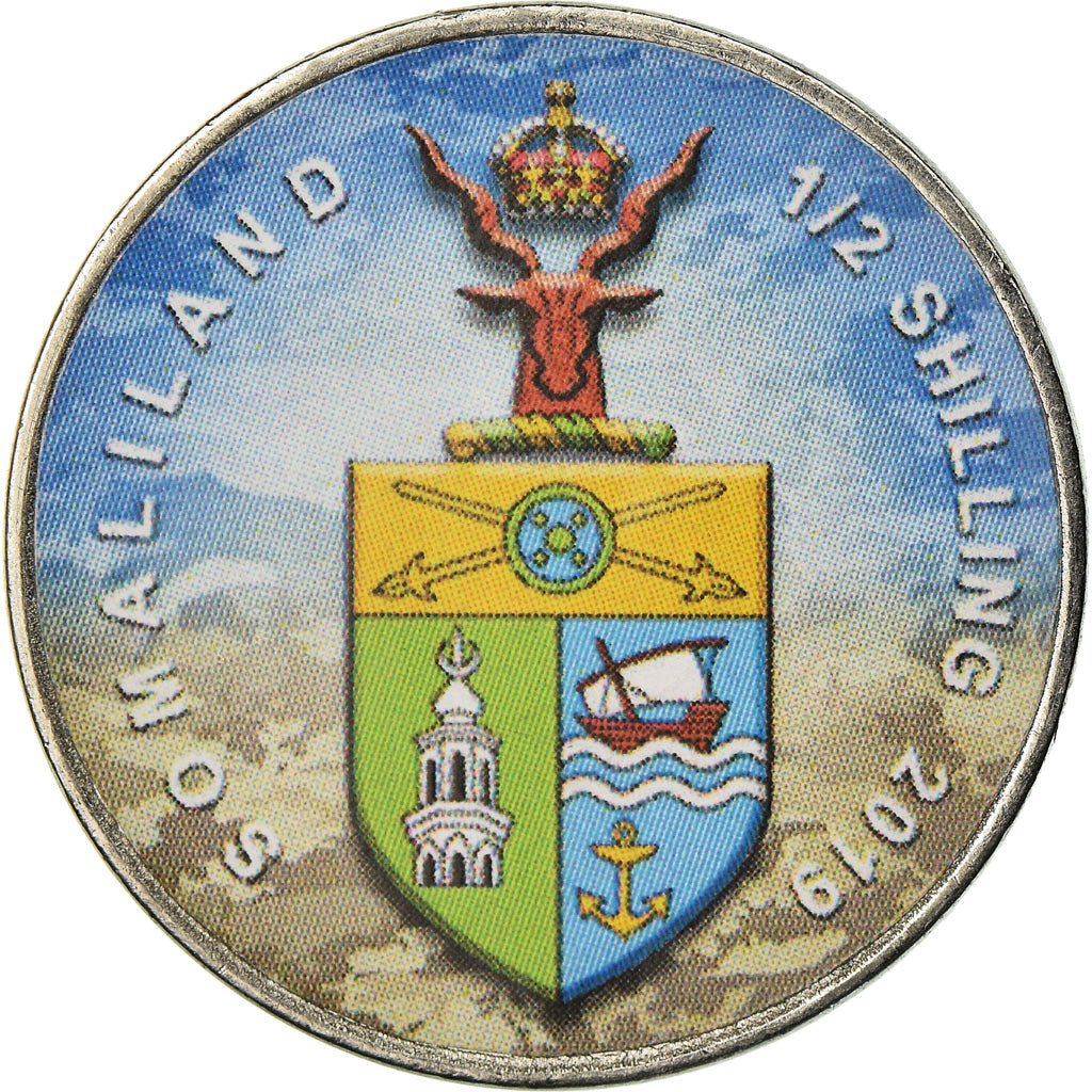 Coin, Somaliland, 1/2 Shilling, 2019, Automobiles - 100 ans - 1940, MS(63)
